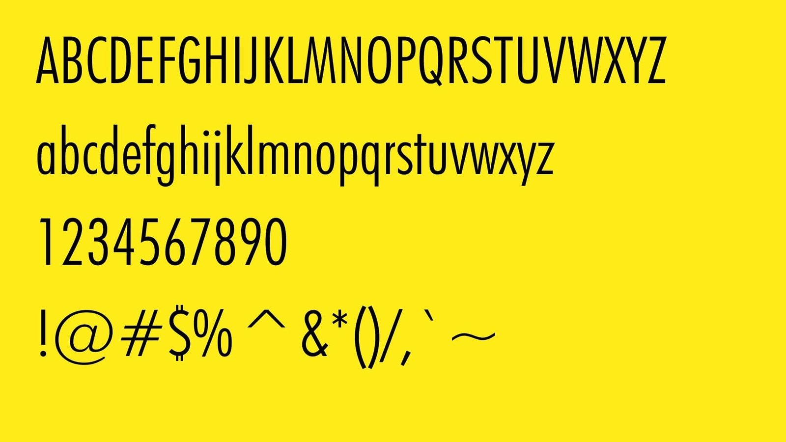 Futura Font View