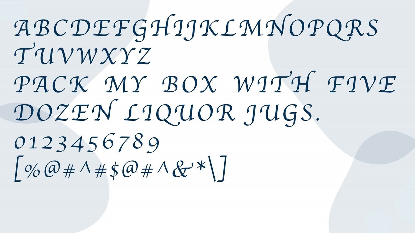 Apple Chancery Font free download