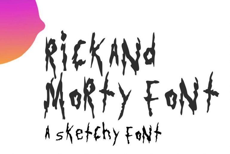 Rick and Morty Font