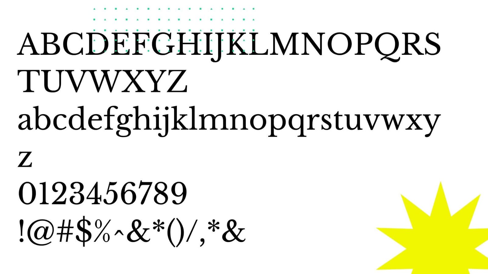 Baskerville Font View