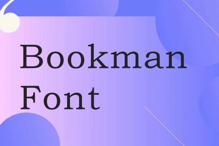 Bookman Font