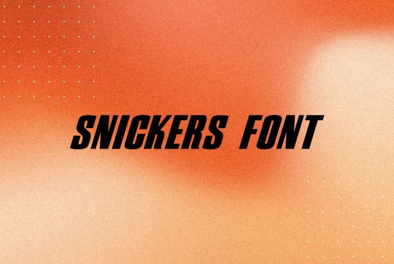 Snickers Font