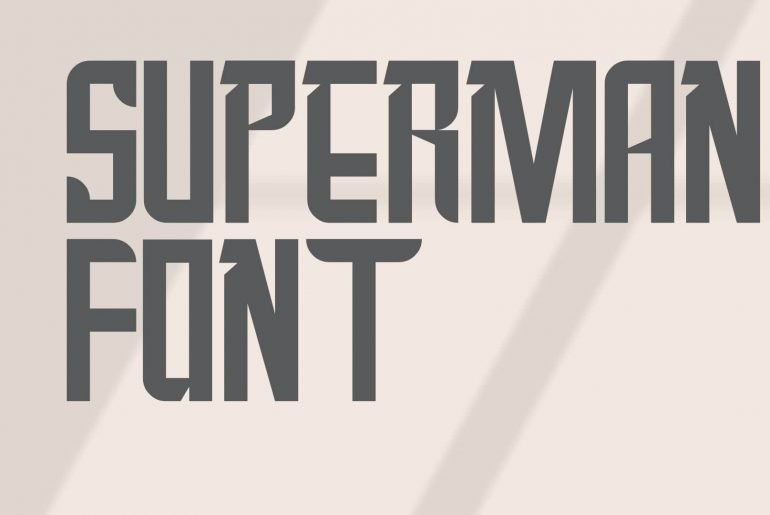 Superman Font