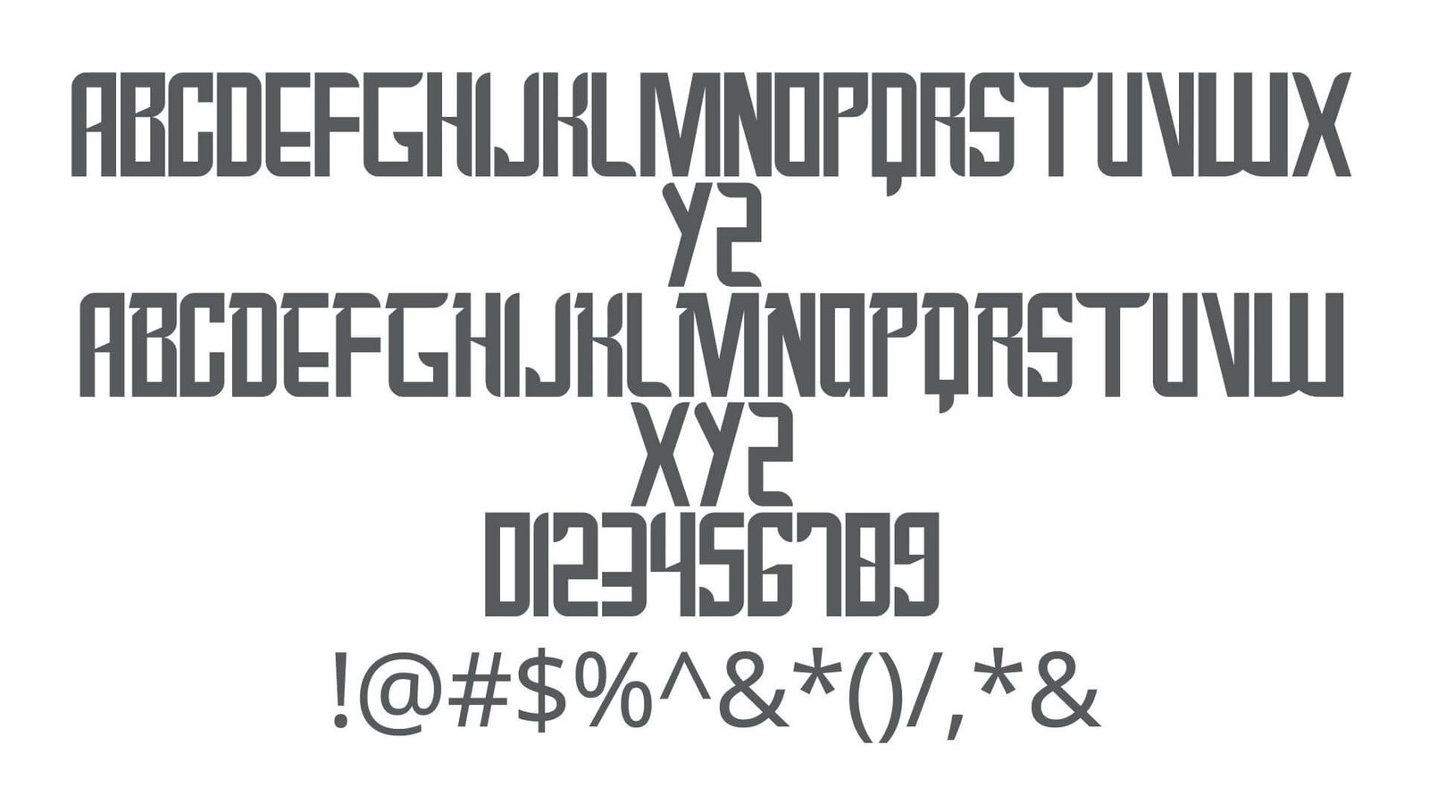 Superman Font View