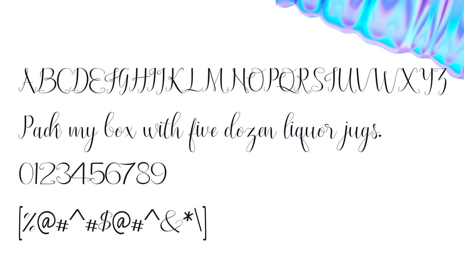 Yolanda Script Font View