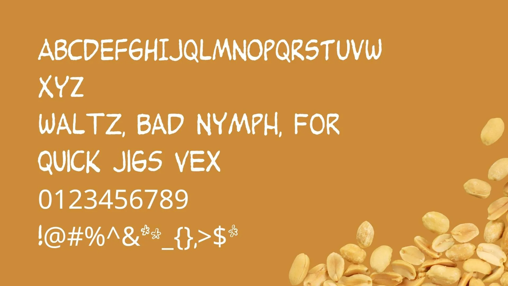 Peanuts Font