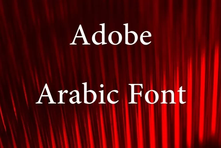 Adobe Arabic Font