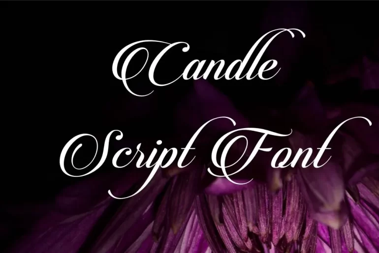 Candle Script Font