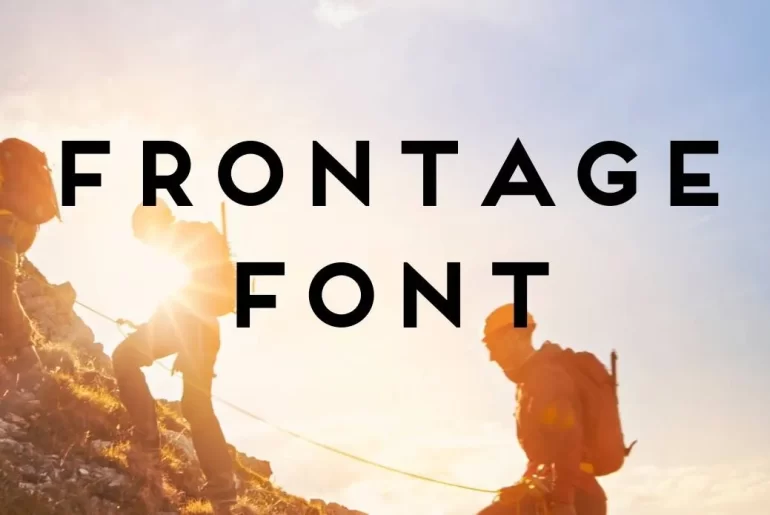 Frontage Font