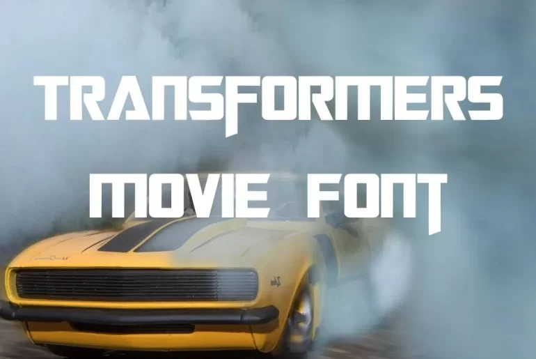 Transformers Movie Font