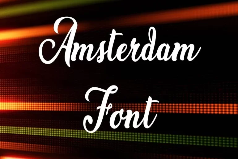 Amsterdam Font