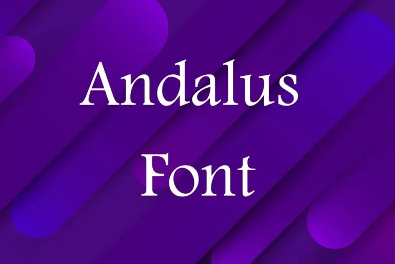 Andalus Font