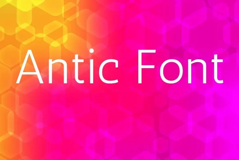 Antic Font