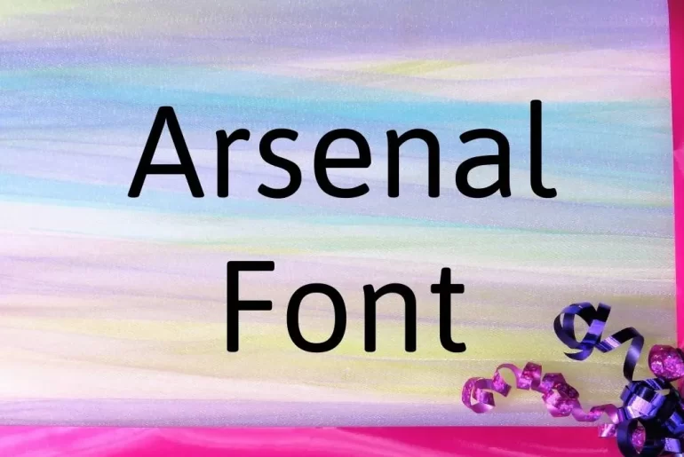 Arsenal Font