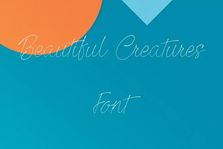 Beautiful Creatures Font