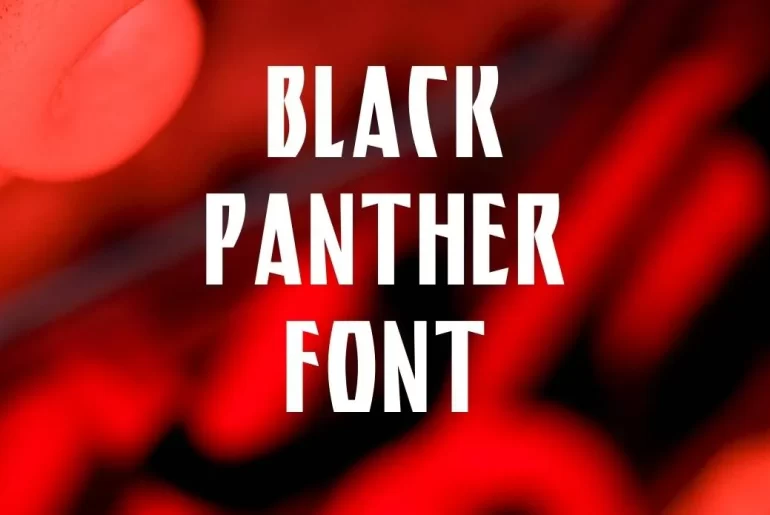 Black Panther Font