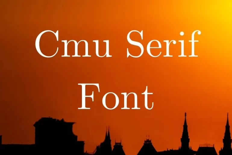 CMU Serif Font