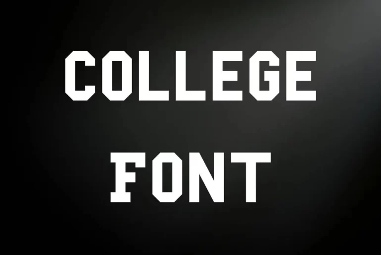 College Font