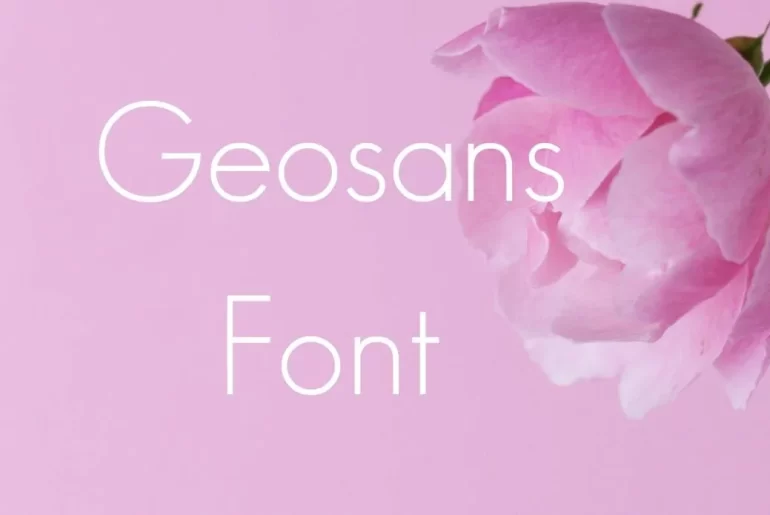 Geo Sans Font