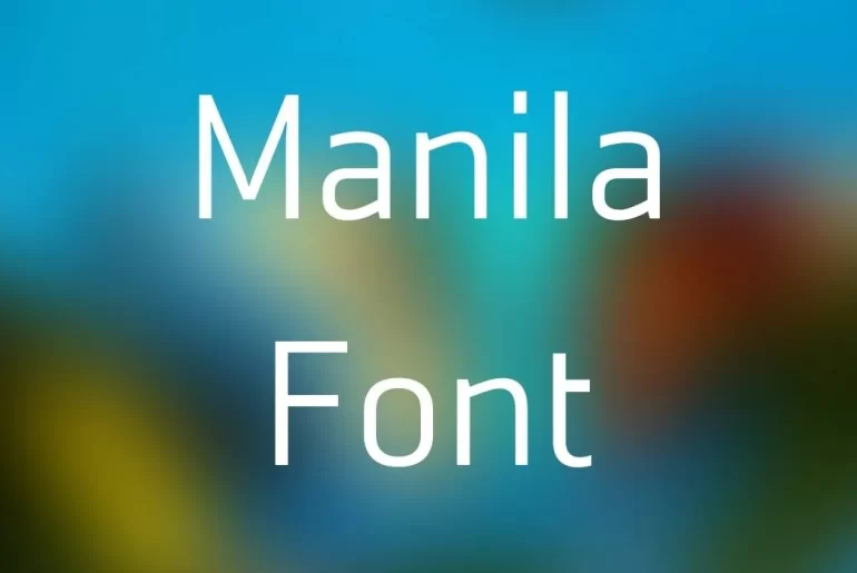 Manila Font