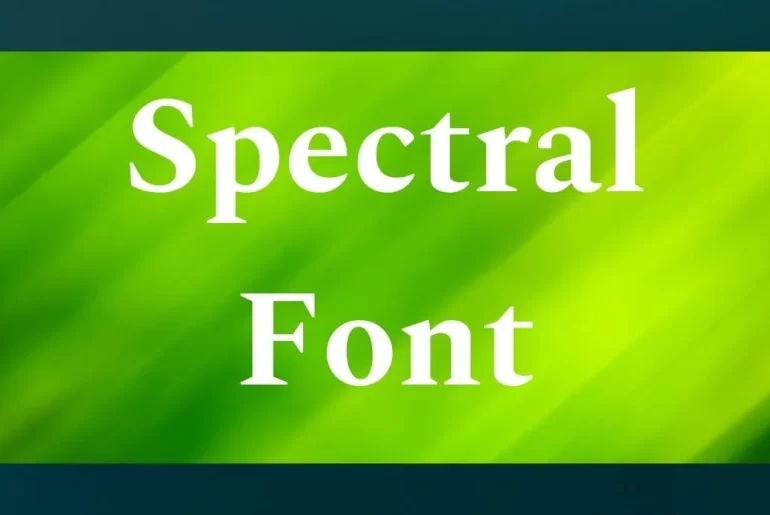 Spectral Font