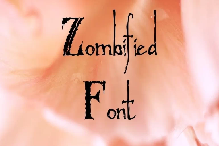 Zombified Font