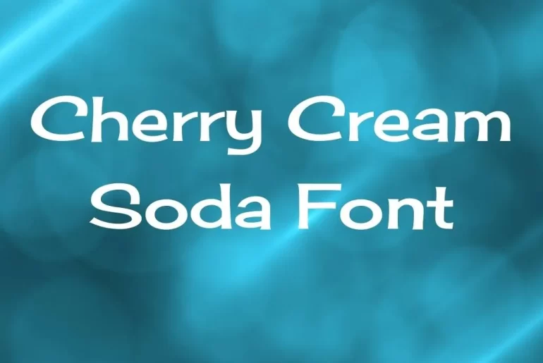 Cherry Cream Soda Font