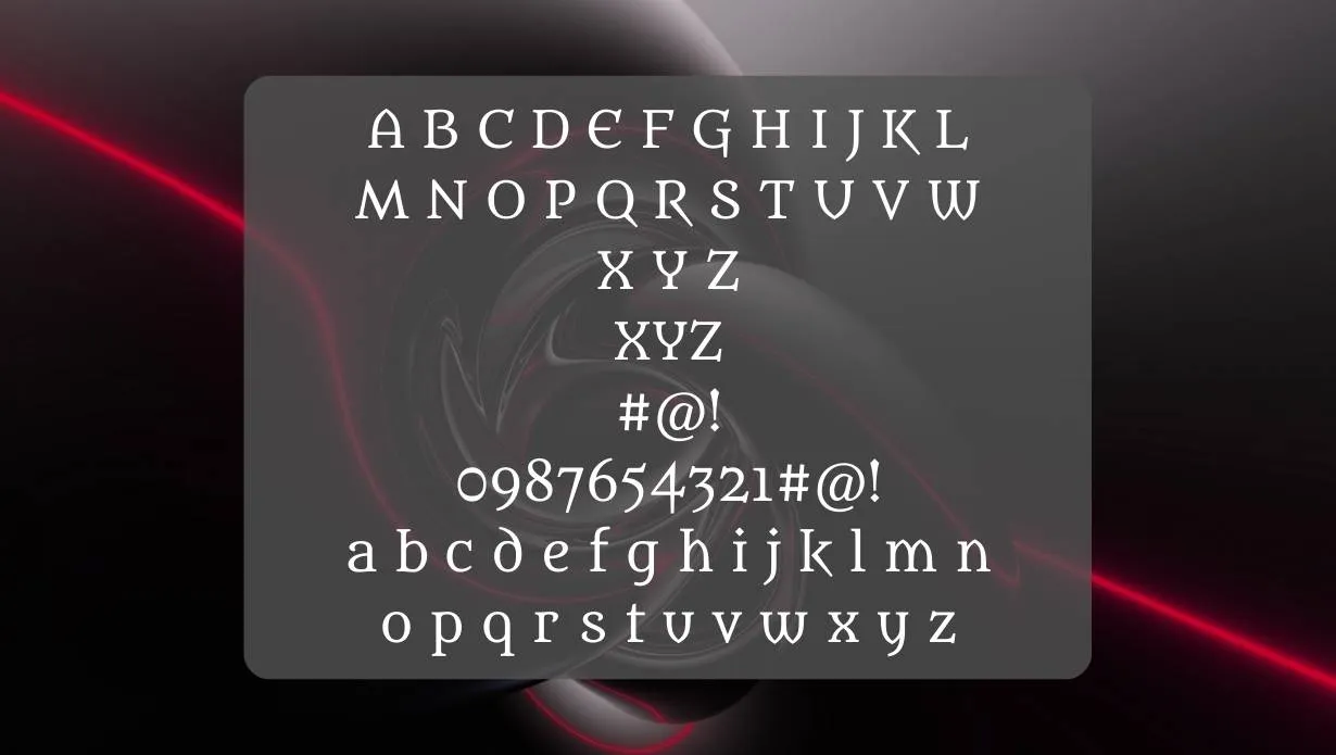 Metamorphous Font