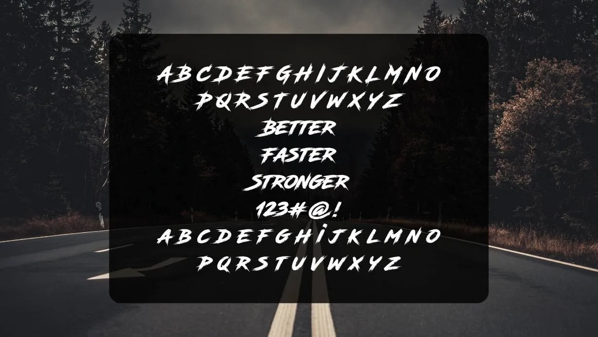 Road Rage Font