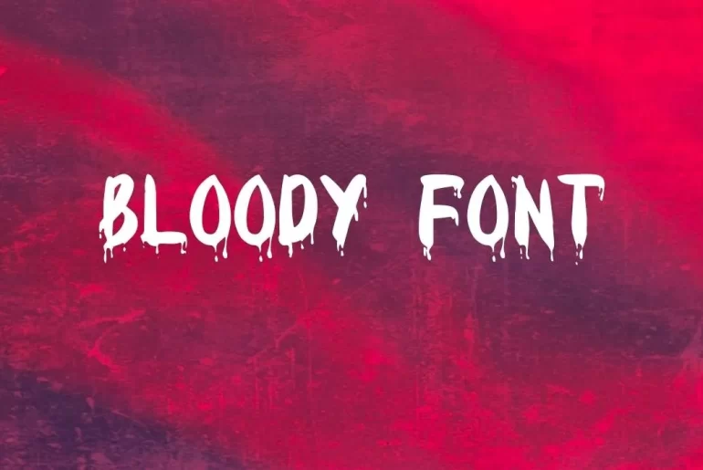 Bloody Font