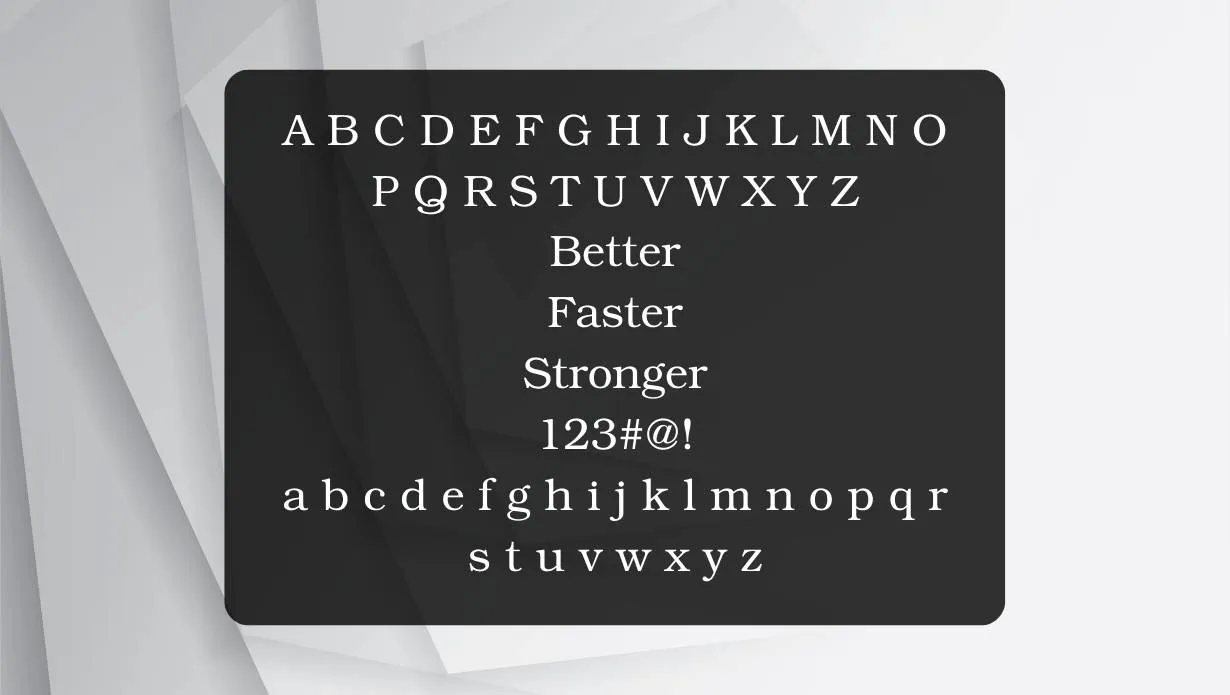 Bookman Font