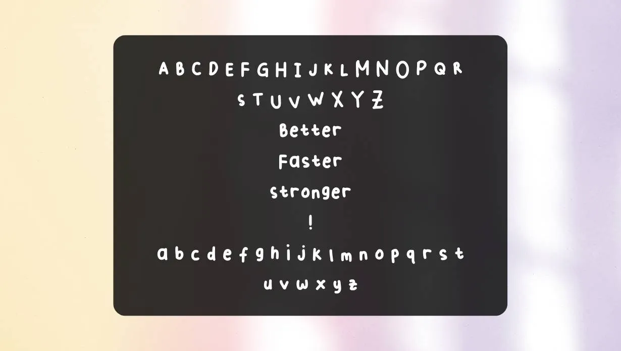 Bubbly Font