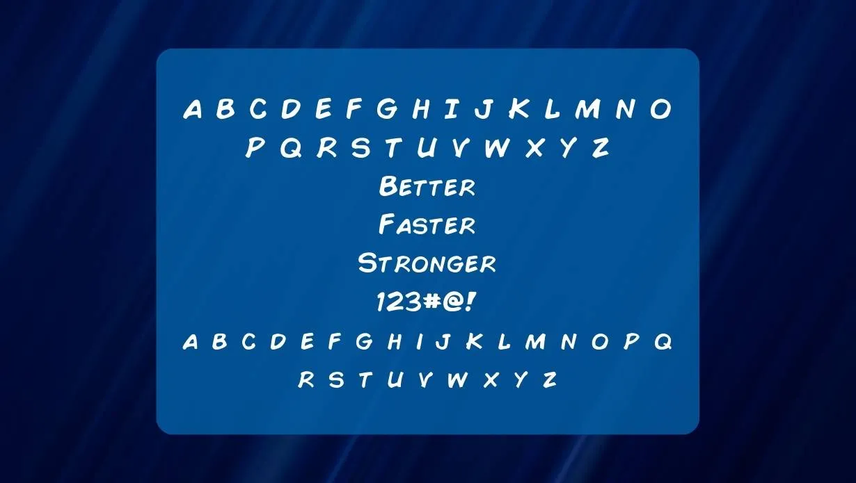 Comic book font