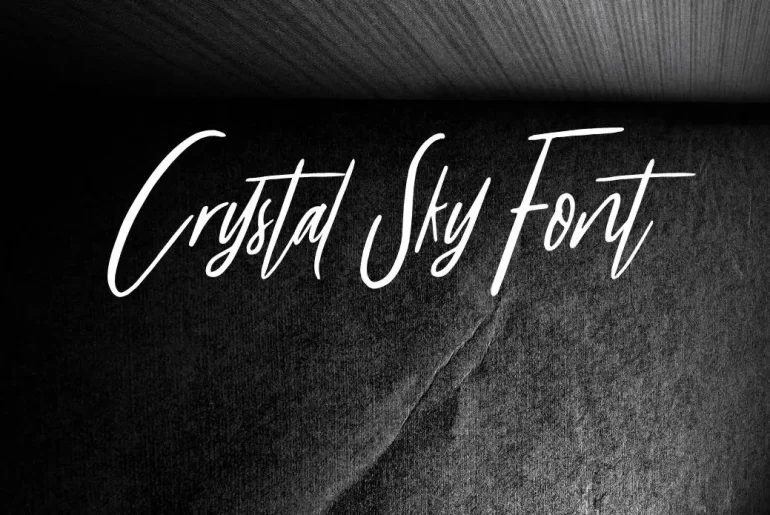 Crystal Sky Font