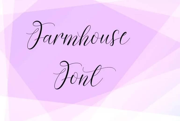 Farmhouse Font