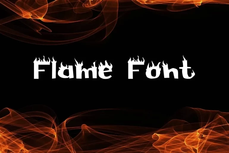 Flame Font