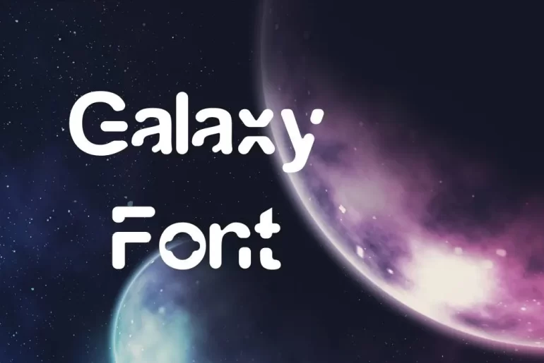 Galaxy Font