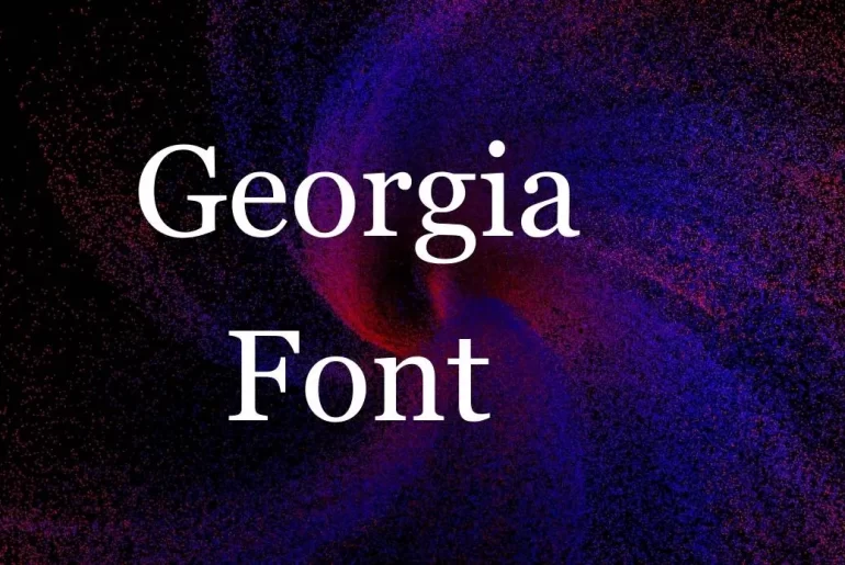 Georgia Font