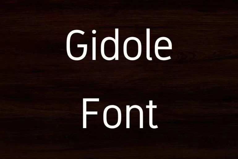 Gidole Font