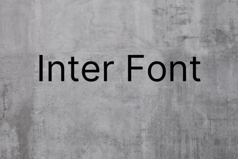 Inter Font