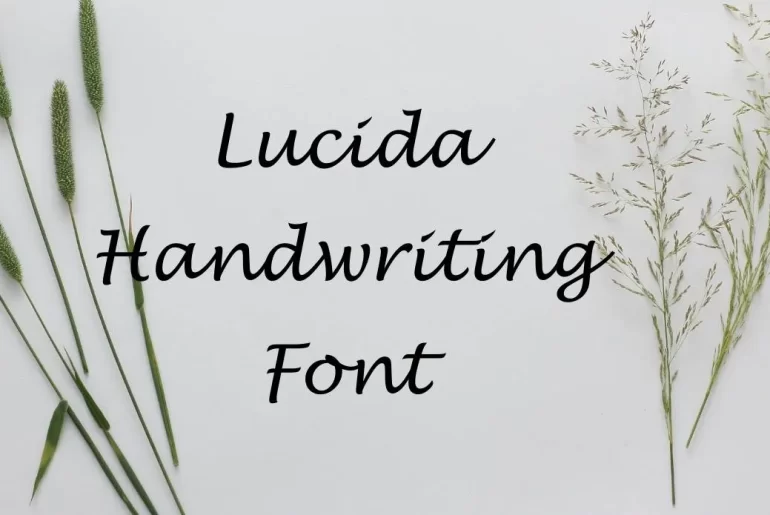 Lucida Handwriting Font