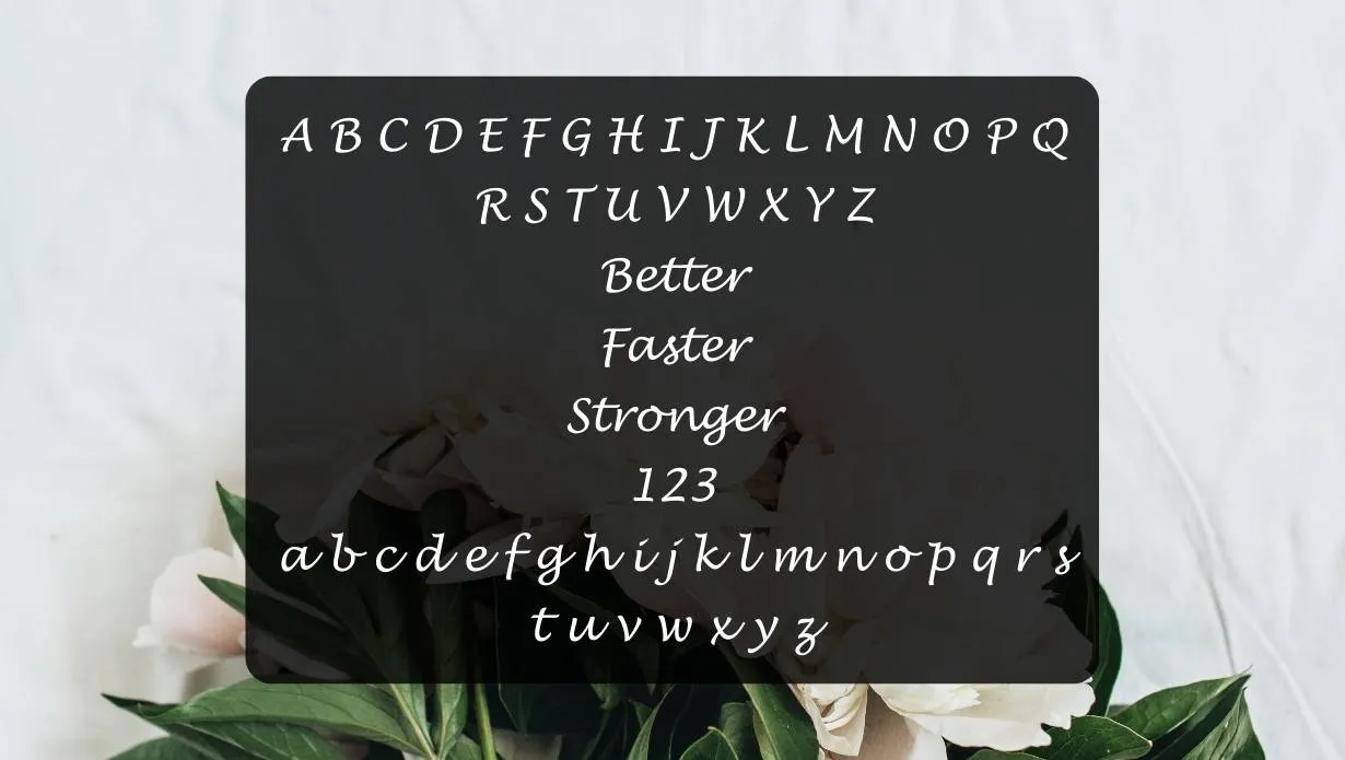 Lucida Handwriting Font