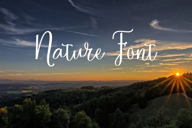 Nature Font