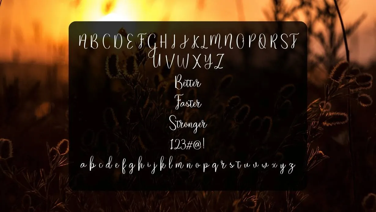 Nature Font