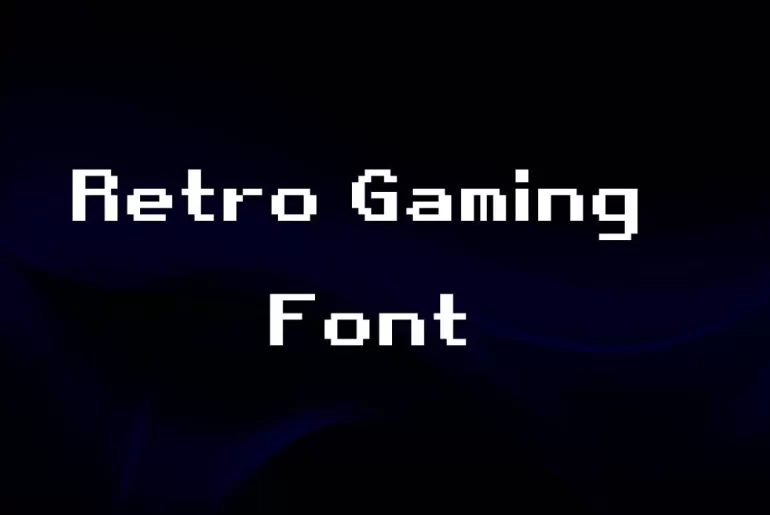 Retro Gaming Font