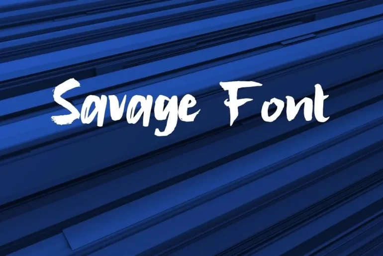 Savage Font