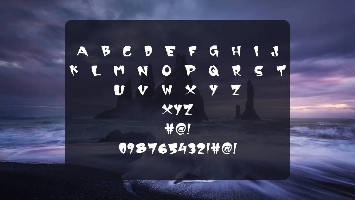 Scary Font