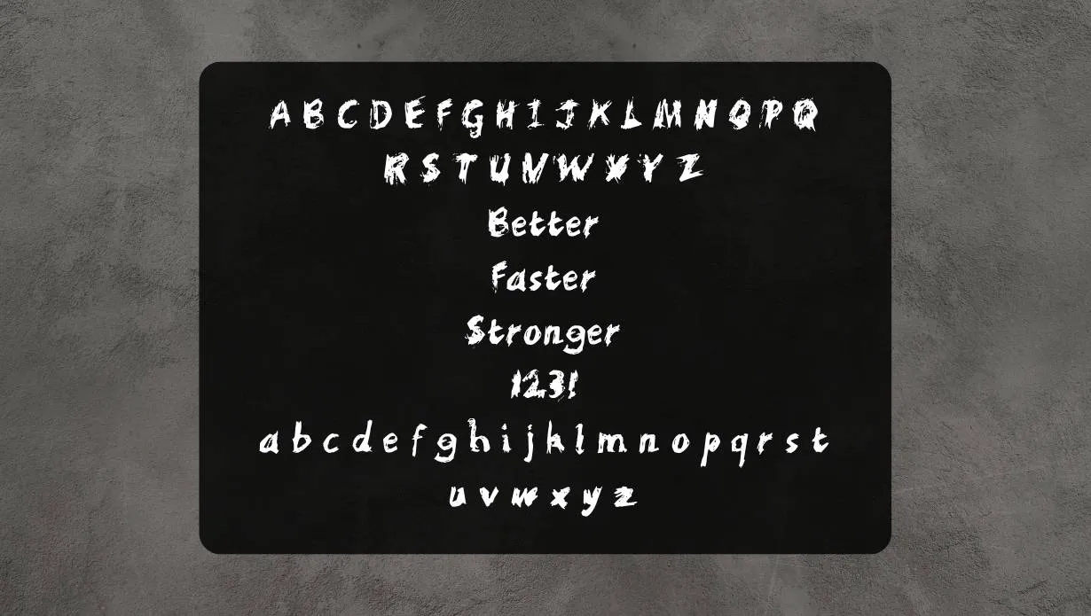 Scratch Font