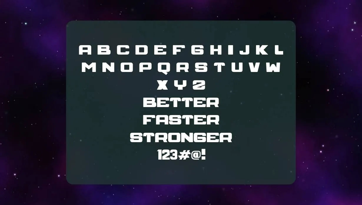 Space Font