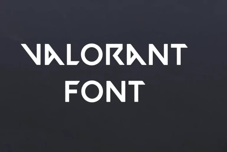 Valorant Font